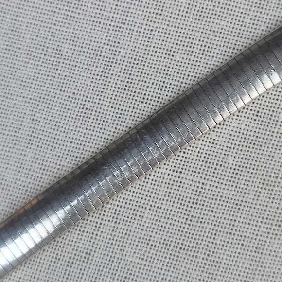 Vintage Thick Sterling Italy Bracelet - Picture 5 of 10